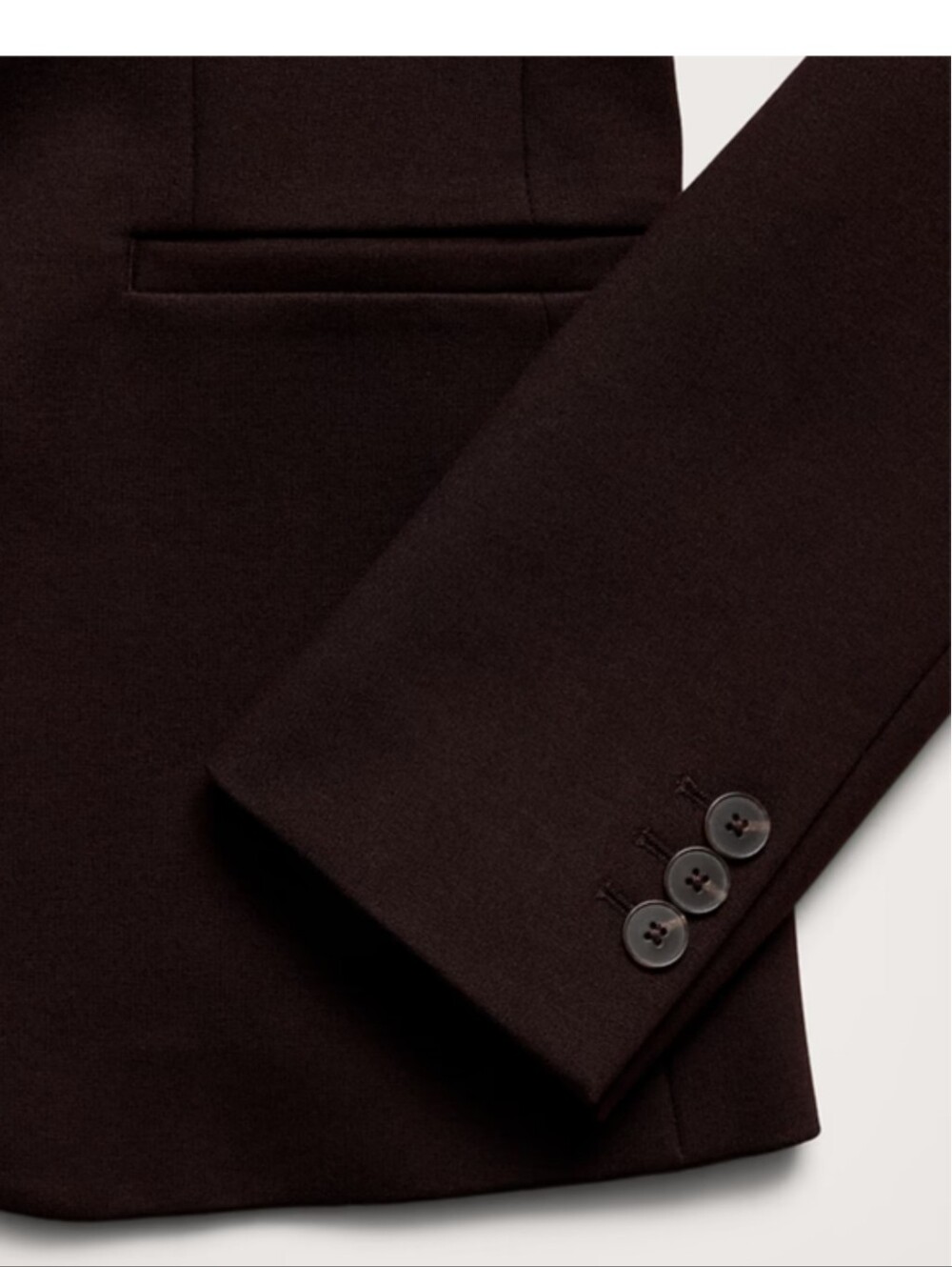 NEW Banana Republic Black Slim Ponte Blazer XXL - Picture 5 of 6